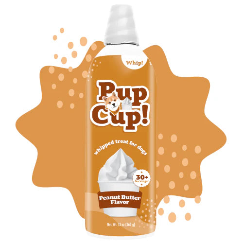 Pup Cup Whipped Dog Treat, Peanut Butter Recipe, 13-oz Can