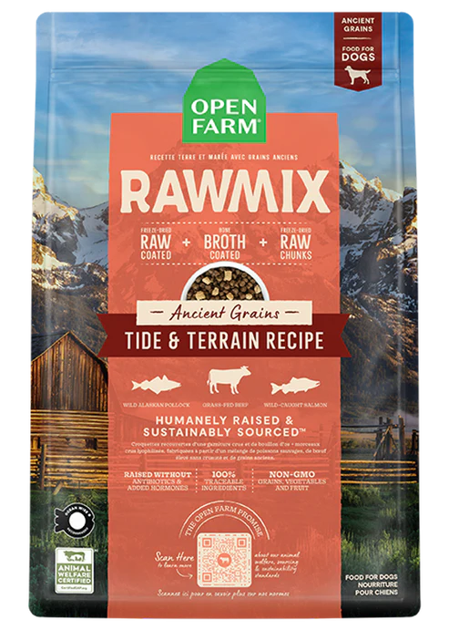Open Farm Tide & Terrain Ancient Grains Rawmix, Dry Dog Food
