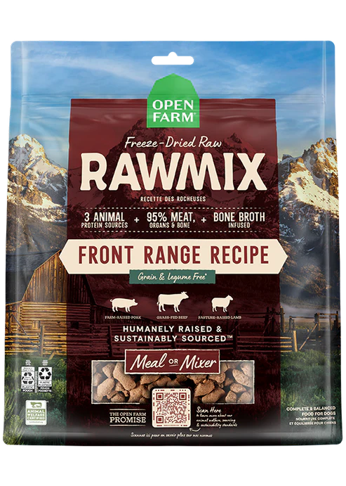 Open Farm RawMix Front Range Freeze Dried Raw Recipe, Dog Food, 13.5-oz Bag
