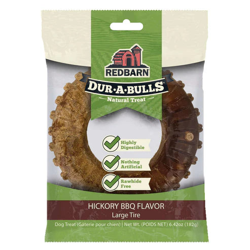 Redbarn Dur-A-Bulls® Tire BBQ, Dental Chew