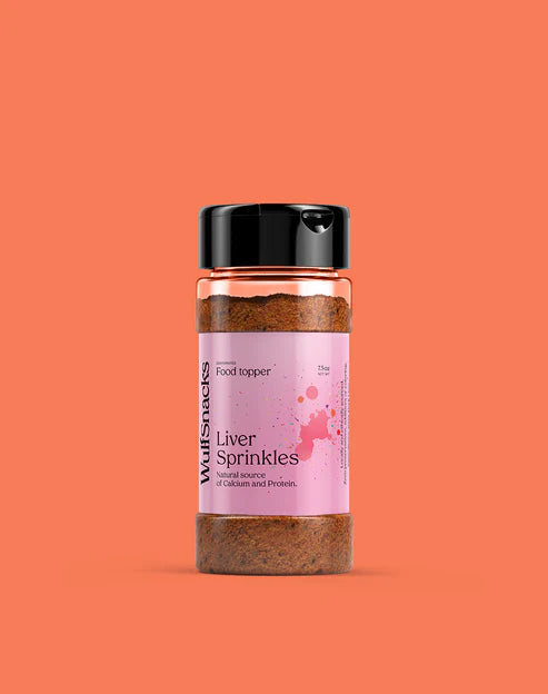WulfSnacks Pork Liver Sprinkles Meal Topper, 4.5-oz Jar