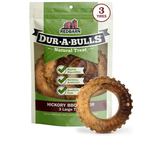 Redbarn Dur-A-Bulls® Tire BBQ, Dental Chew