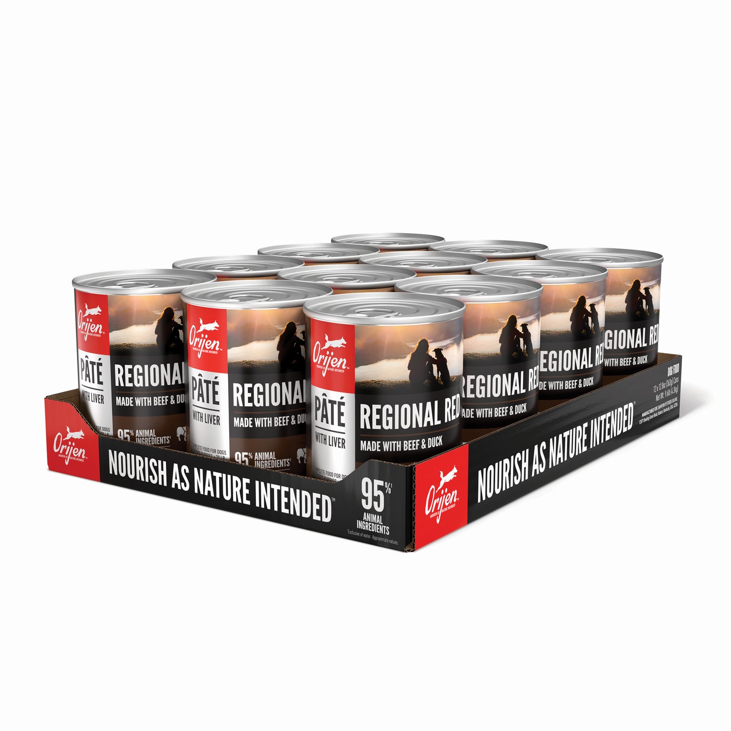 Orijen Regional Red Pate With Liver, Wet Dog Food, 12.8-oz Case of 12
