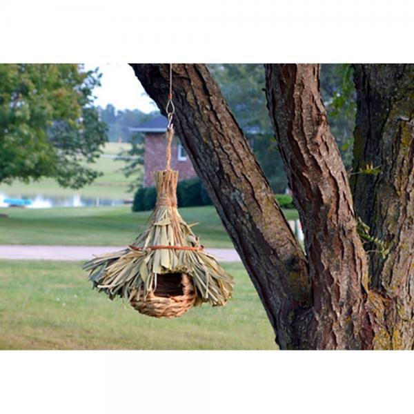 Songbird Essentials Thatched Roof Roosting Pocket