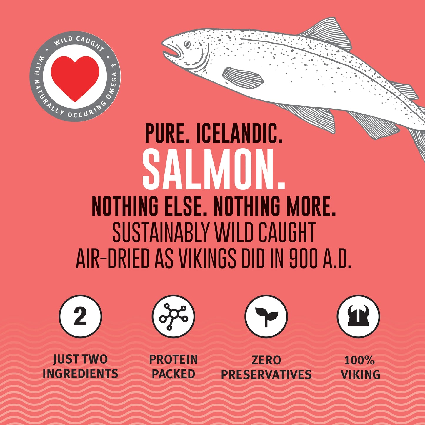 Icelandic+ Salmon Mini Fish Chips Dog Treats, 2.5-oz Bag