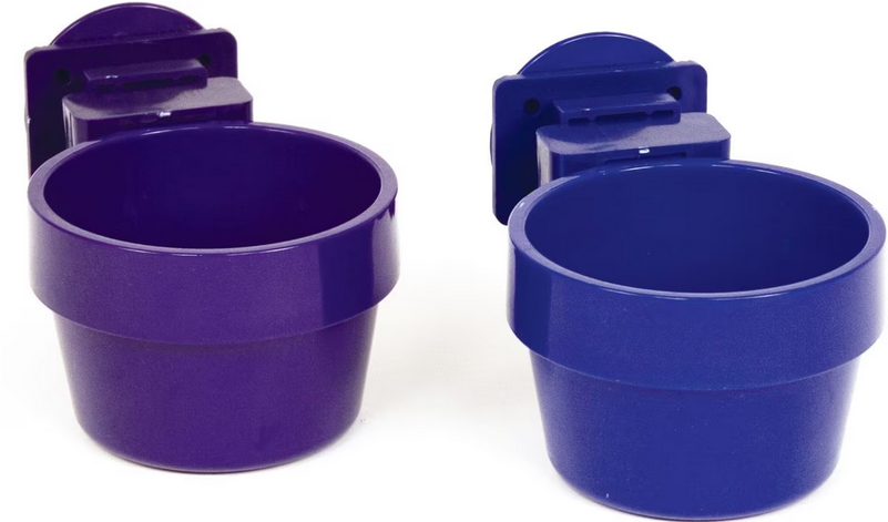 Critter Ware Slide-N-Lock Small Animal Bowl, Assorted Colors