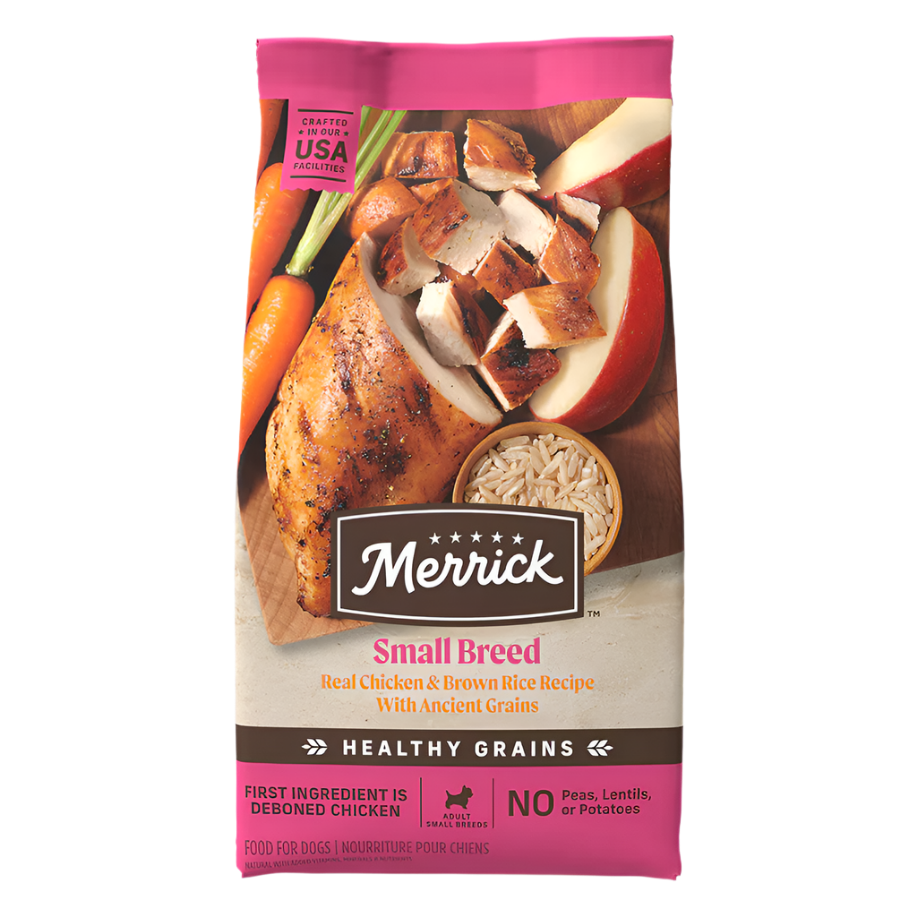 Merrick Classic Healthy Grains Small Breed Recipe Dry Dog Food 4 lb B Anaheim Feed Pet Supply