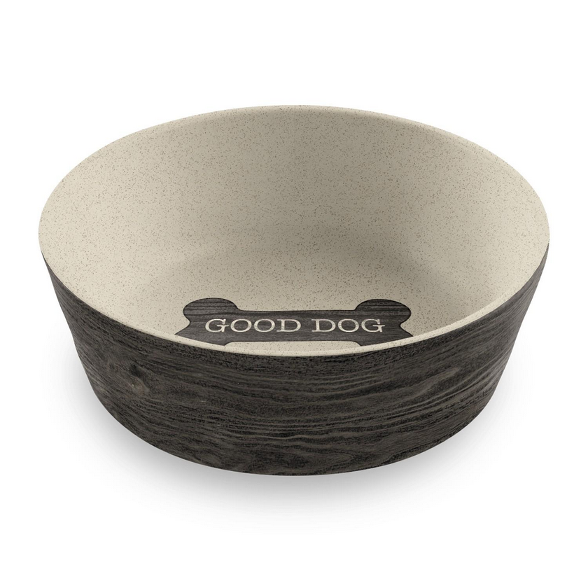 TarHong Blackened Wood Bone, Dog Bowl