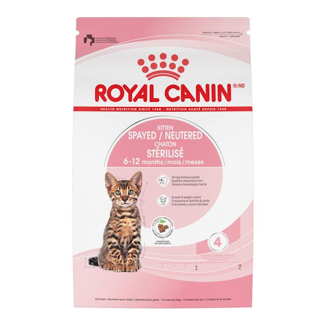 Royal Canin Kitten Spayed/Neutered, Dry Cat Food, 2.5-lb Bag