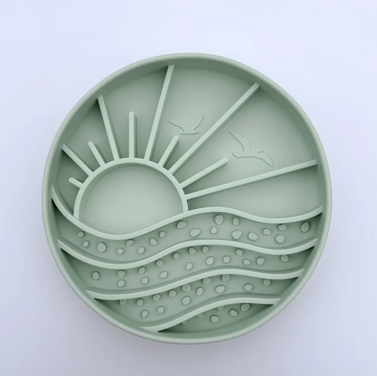 Brewin Aussie Co Ocean Waves Slow Feeder, Dog Bowl