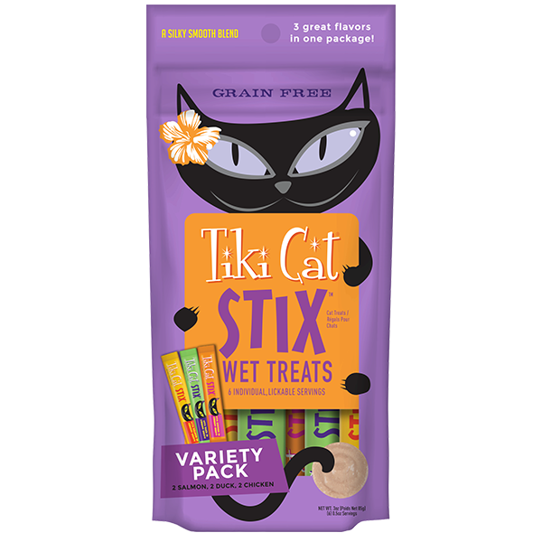 Tiki Cat® STIX™ Variety Pack 3-oz, Cat Treat