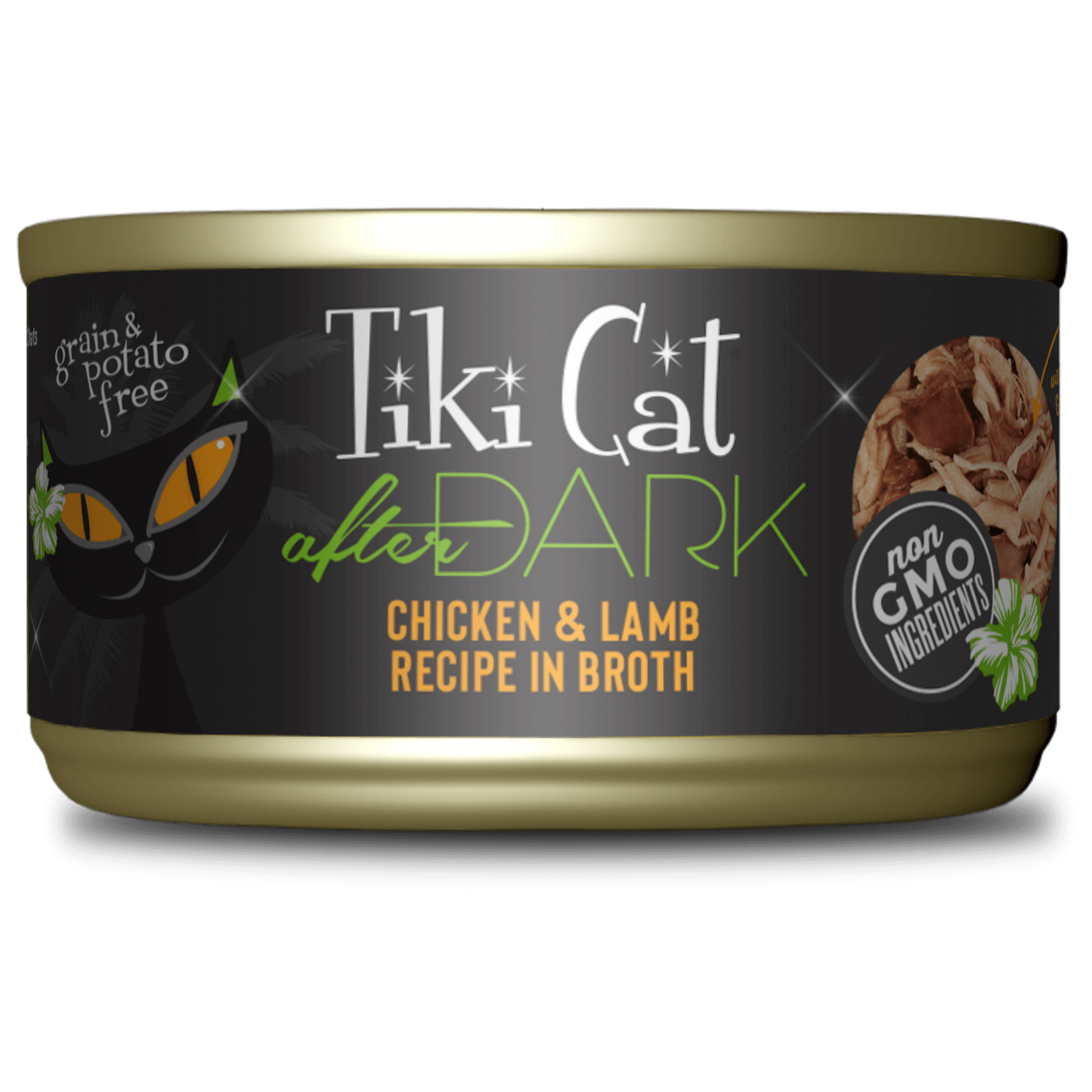 Tiki Cat After Dark Chicken & Lamb Recipe in Broth, 2.8-oz Case of 12