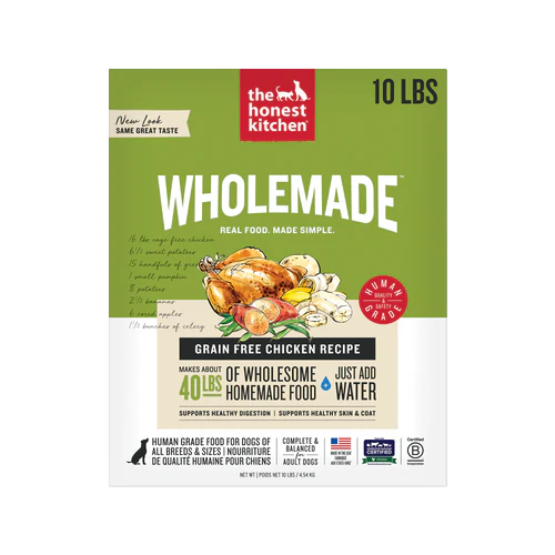 The Honest Kitchen Wholemade Grain Free Chicken, Dehydrated Dog Food