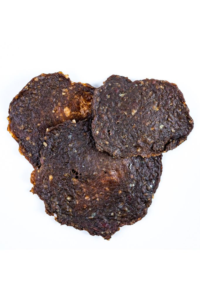 Winnie Lou Turmeric Bison Jerky, Dog Treat, 2.5-oz Bag