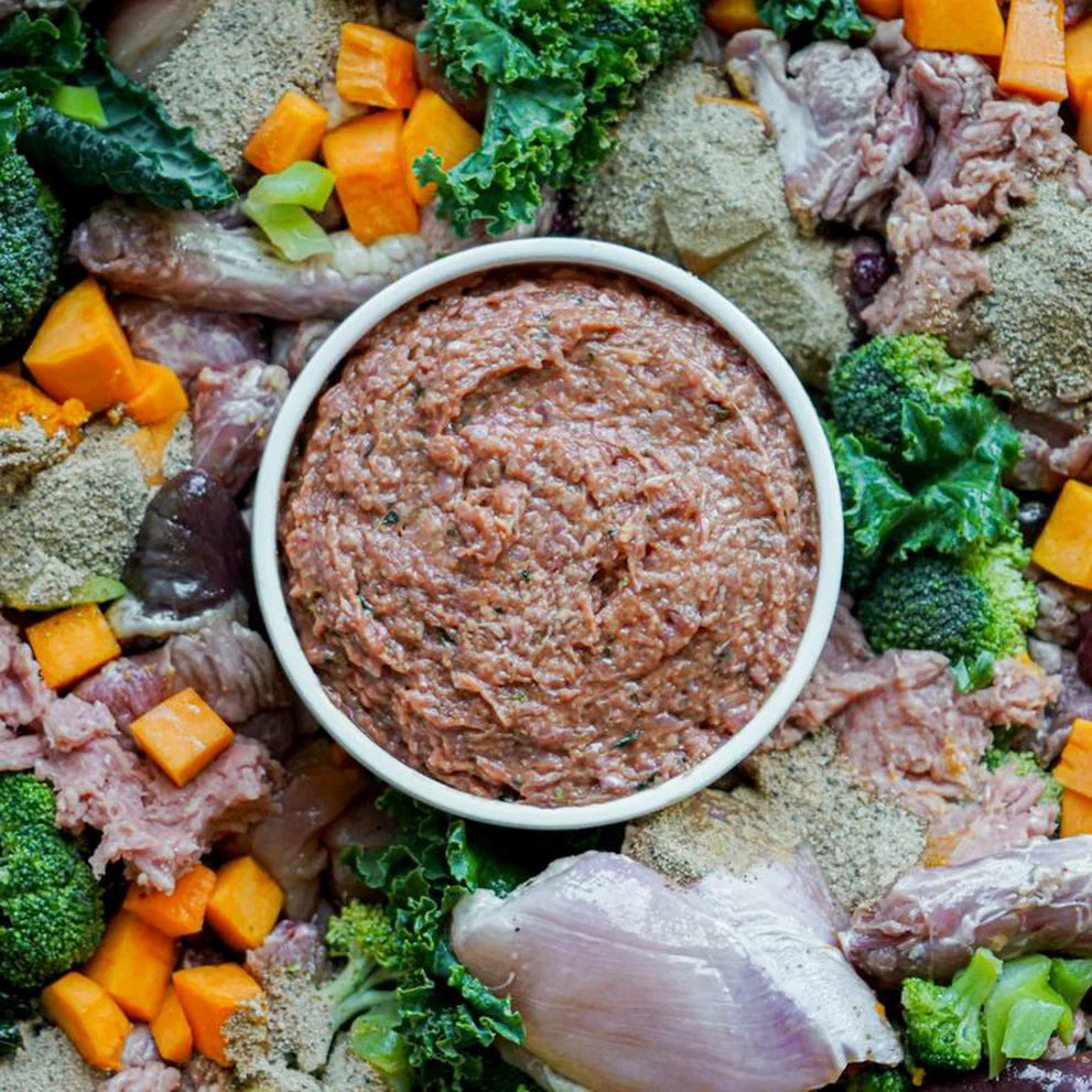 Oma's Pride Woof Complete Dog Chicken Recipe, Frozen Raw Dog Food