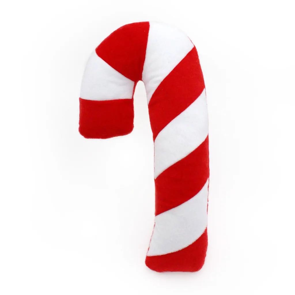 Zippy Paws Holiday Jigglerz Candy Cane, Dog Toy