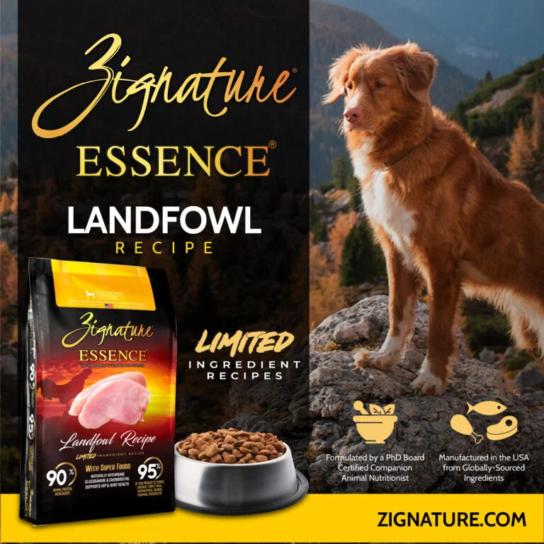 Zignature Essence LIR Landfowl Recipe, Dry Dog Food