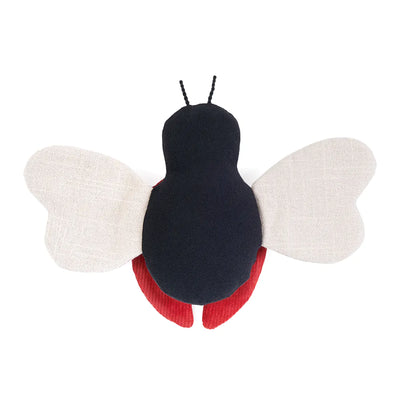 Zippy Paws ecoZippy Corduroy Critter Ladybug, Dog Toy