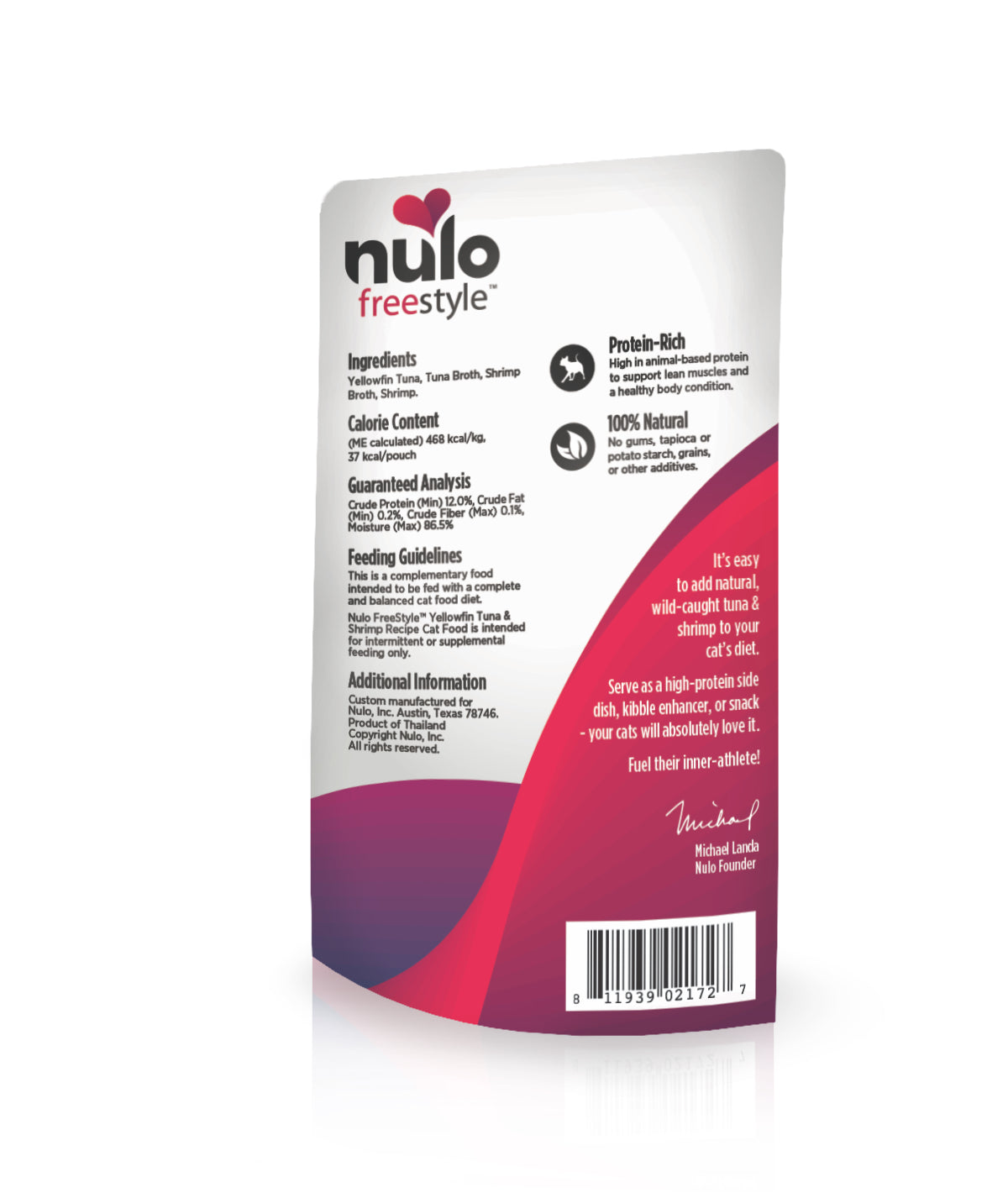 Nulo Freestyle Grain-Free Tuna & Shrimp 2.8-oz, Cat Meal Topper