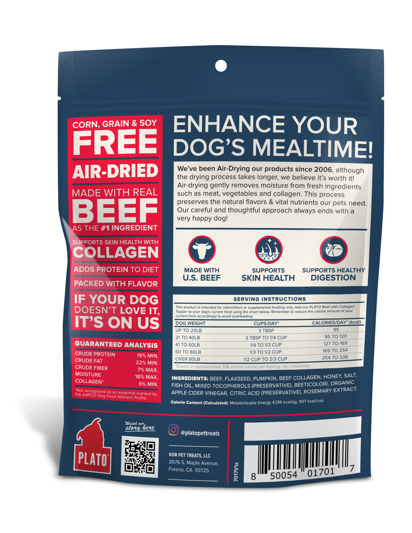 Plato Air-Dried Beef Recipe, Meal Topper