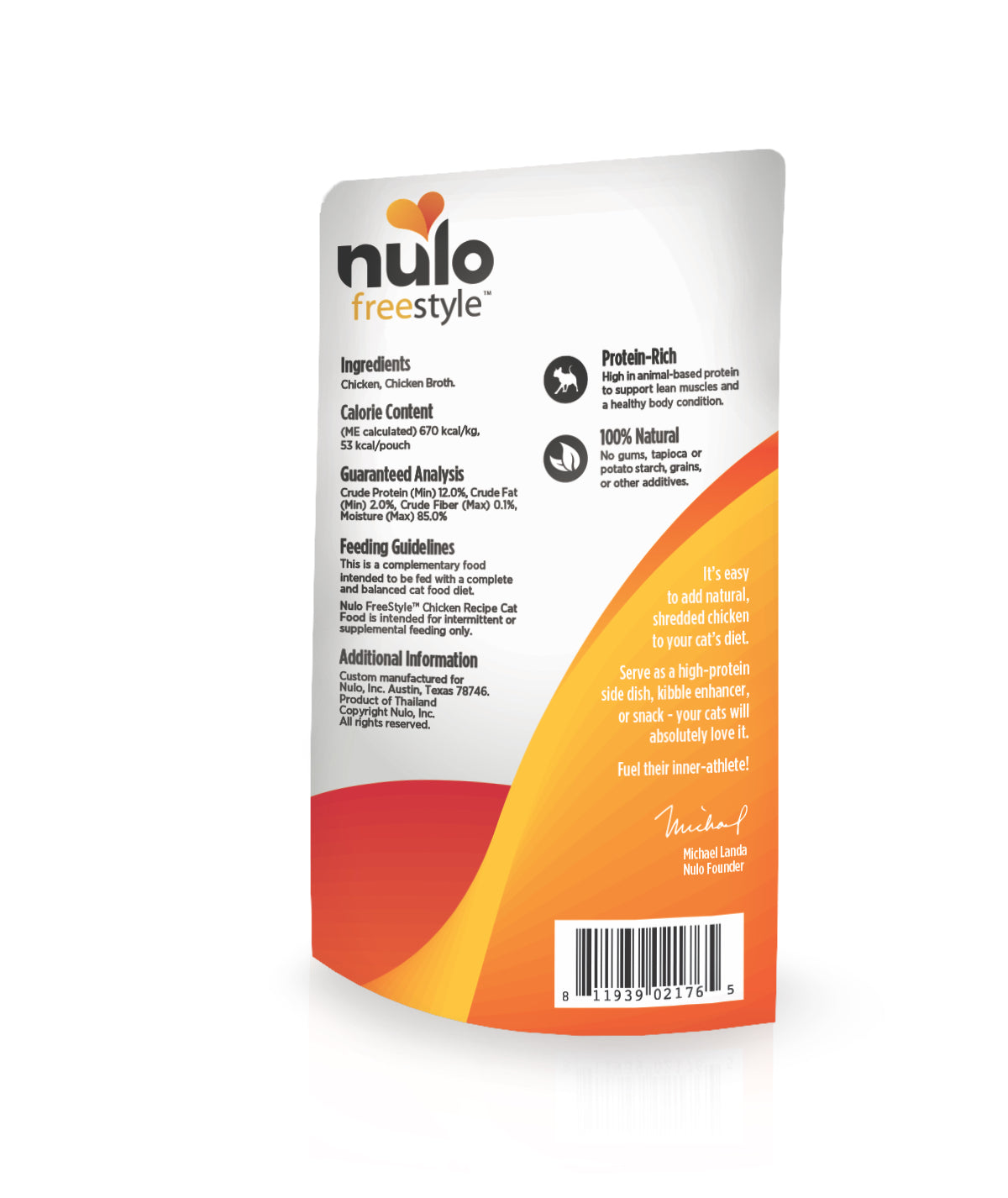 Nulo Freestyle Grain-Free Chicken In Chicken Broth 2.8-oz, Cat Meal Topper
