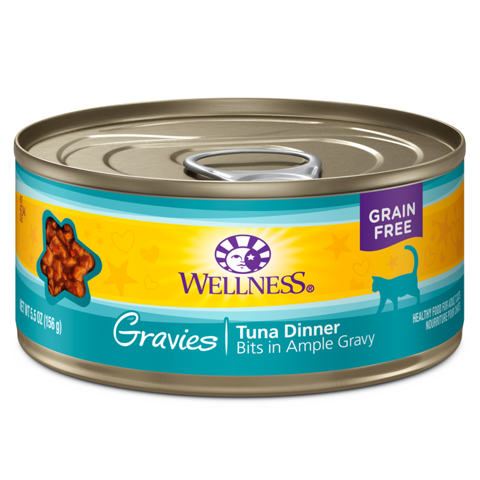 Wellness Gravies Tuna Recipe, Wet Cat Food, 3-oz Case Of 12