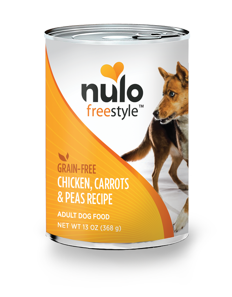 Nulo Freestyle Chicken, Carrots & Peas Recipe, Wet Dog Food, 13-oz, Case of 12