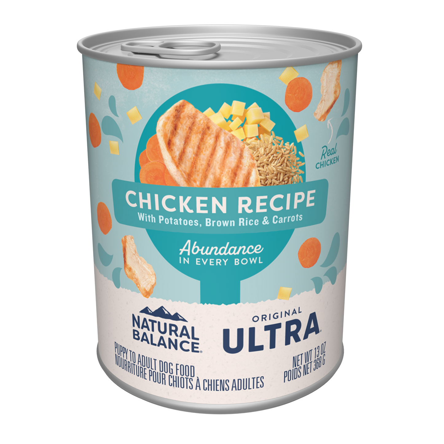 Natural Balance Original Ultra Chicken Recipe Paté 13-oz, Wet Dog Food, Case Of 12