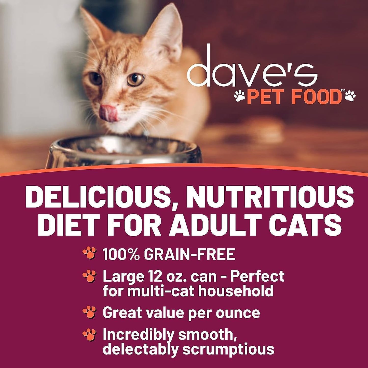 Dave's Pet Food Naturally Healthy Beef & Chicken Paté Dinner 12.5-oz, Case Of 12, Wet Cat Food