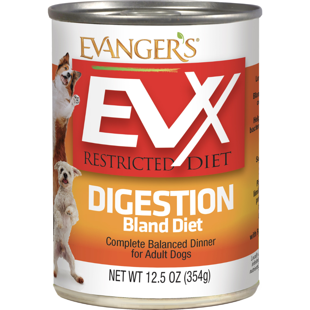Evanger's EVX Restricted Diet: Digestion Bland Diet, Wet Dog Food, 13-oz Case Of 12