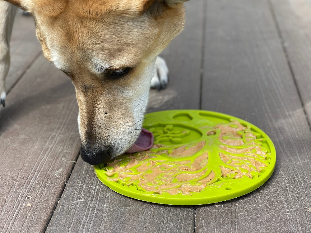 SodaPup Tree Of Life Emat Enrichment Lick Mat With Suction Cups
