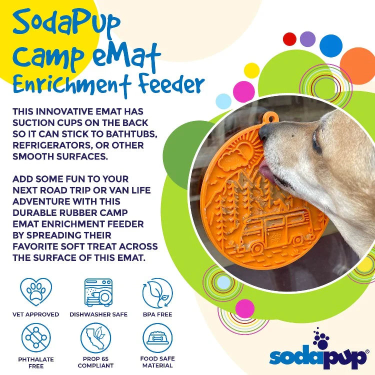 Sodapup Suction Camp Emat For Dogs