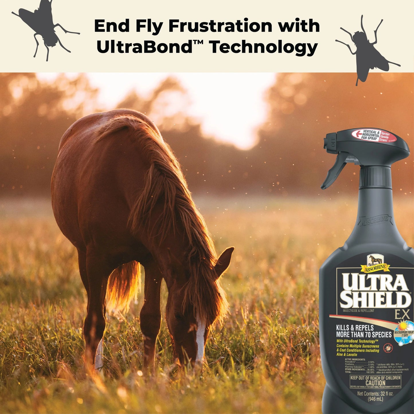 Absorbine UltraShield® EX Insecticide & Repellent Spray, Insect Repellent