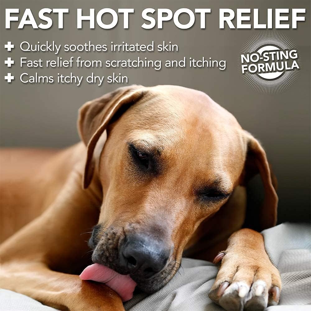 Vet's Best Hot Spot Relief Spray For Dogs, 8-oz