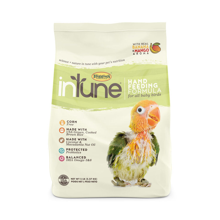 Higgins inTune® Natural Hand Feeding Formula For Birds, 10-oz
