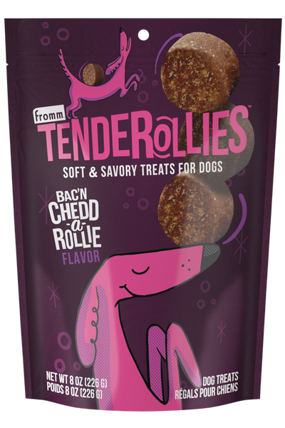 Fromm Tenderollies Bac'n Chedd-A-Rollie Flavor 8-oz, Dog Treat