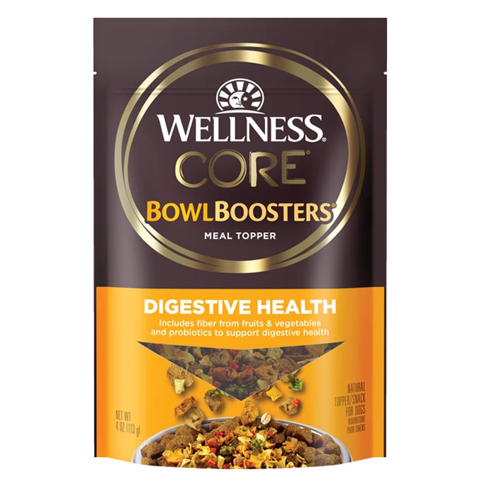 Wellness CORE® Bowl Boosters® Digestive Health 4-oz, Dog Food Meal Topper