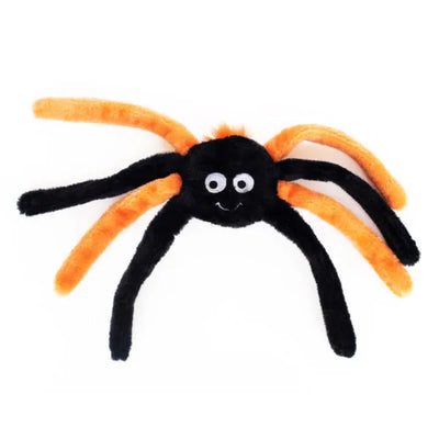 Zippy Paws Halloween Small Orange Spiderz, Dog Toy