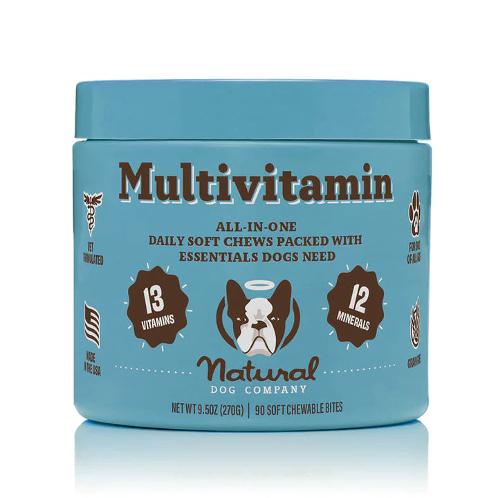 Natural Dog Company Multivitamin Dog Supplement 90 Count