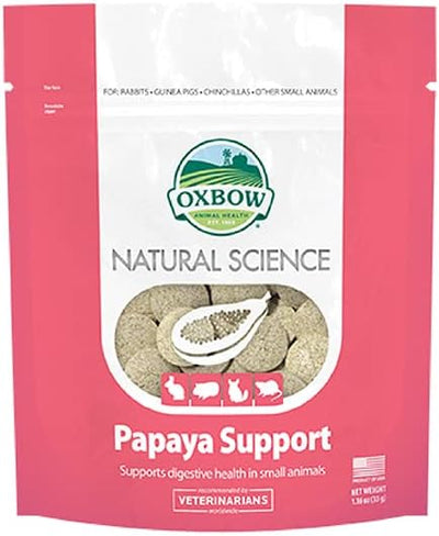 Oxbow Natural Science Papaya Support 1.16-oz, Small Animal Supplement