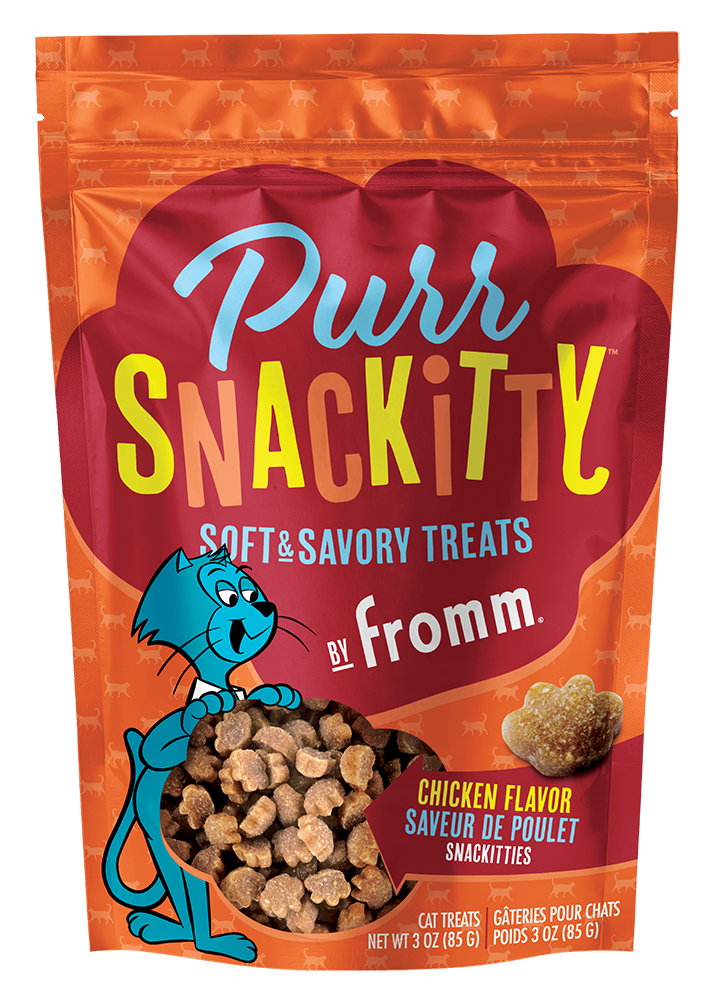 Fromm Purr Snackitty Chicken Recipe 3-oz, Cat Treat