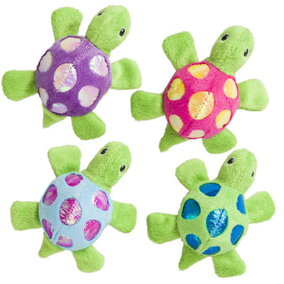 Spot Shimmer Glimmer Turtle With Catnip, Cat Toy, Assorted