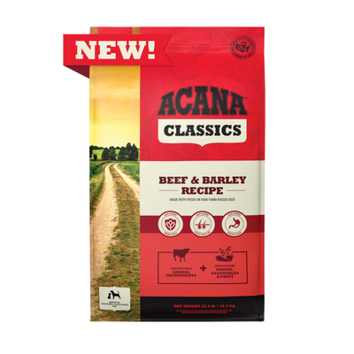 Acana Classics Beef & Barley Recipe, Dry Dog Food