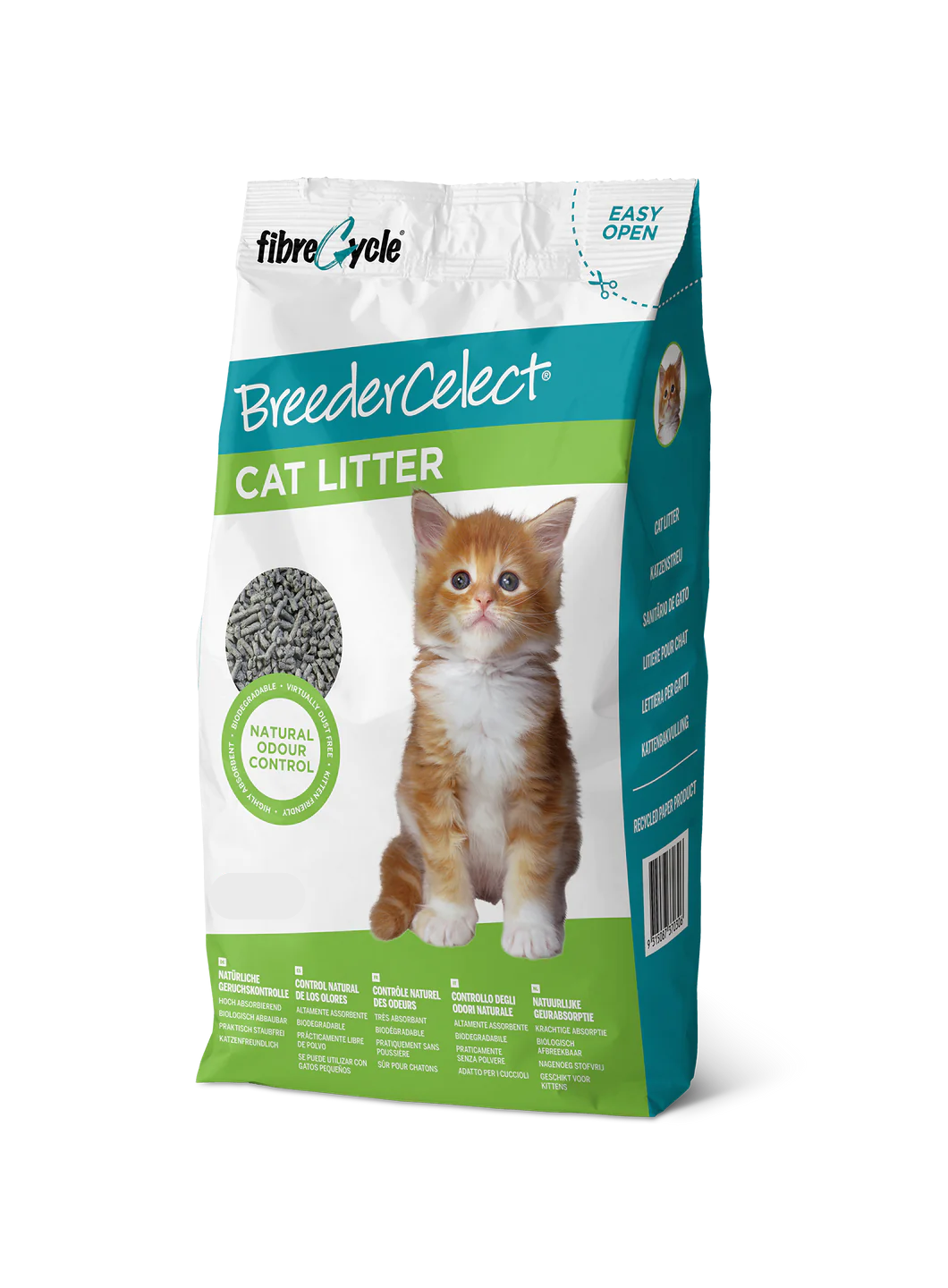 Breeder Celect Paper Pellet 20-L, Cat Litter