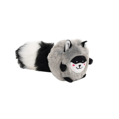 Zippy Paws Bushy Throw Raccoon, Dog Toy