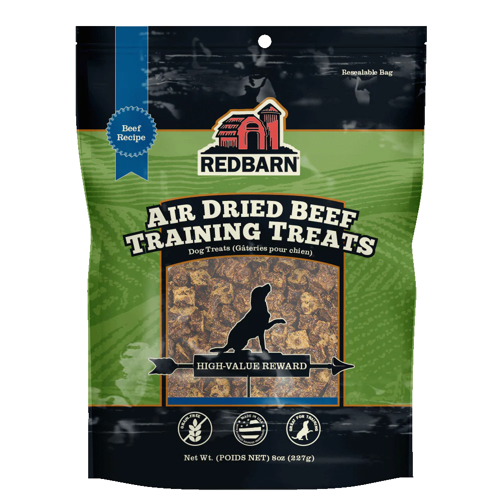 Redbarn Beef Training Treats 8-oz, Air-Dried Dog Treat