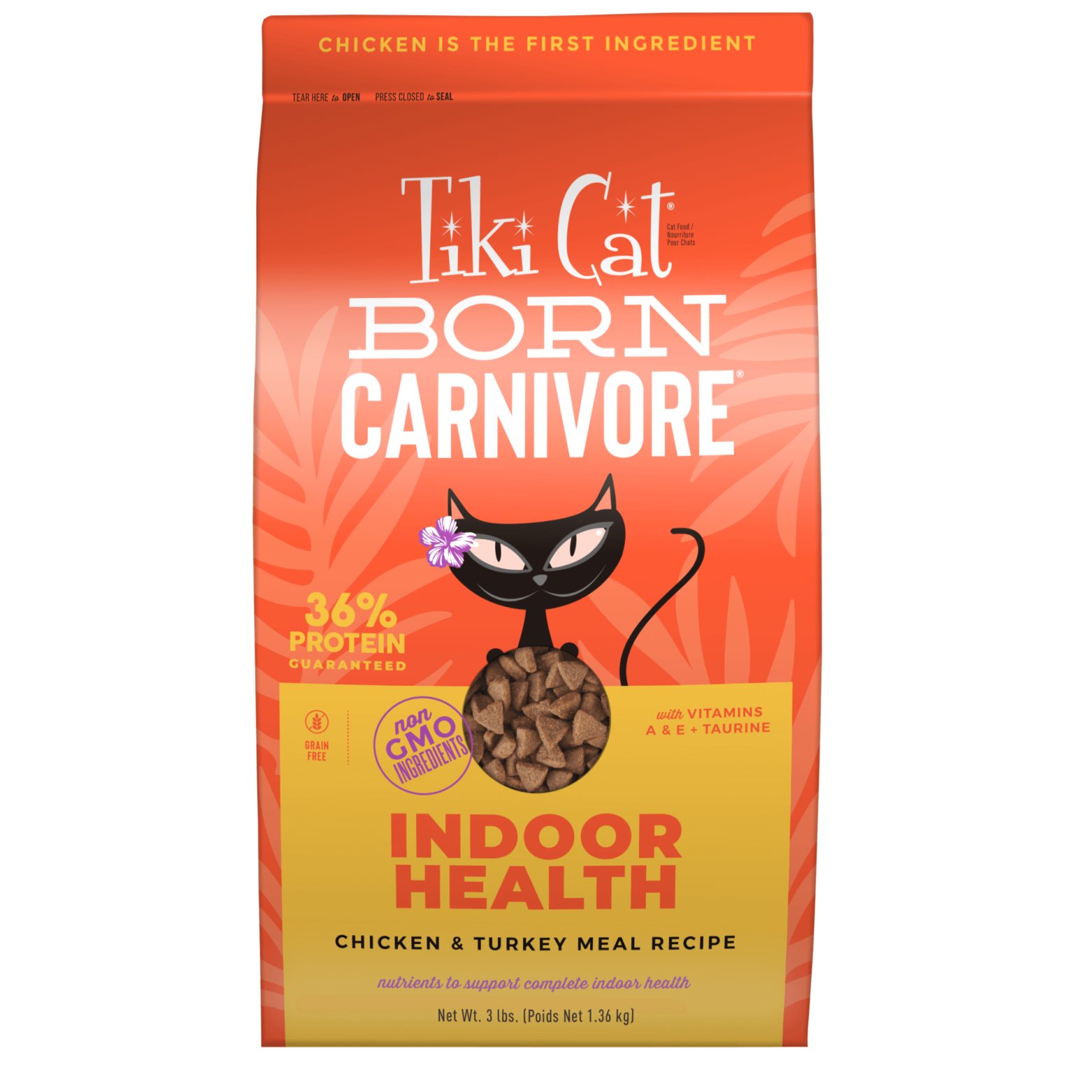 Tiki Cat Born Carnivore Indoor Health Chicken Turkey Meal