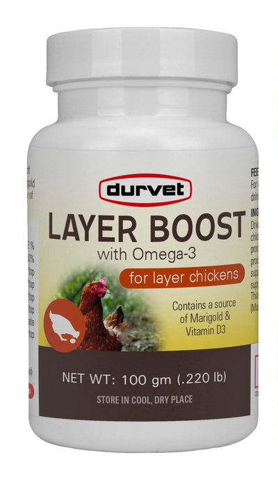 Durvet Layer Boost With Omega-3 100-gm, Poultry Supplement