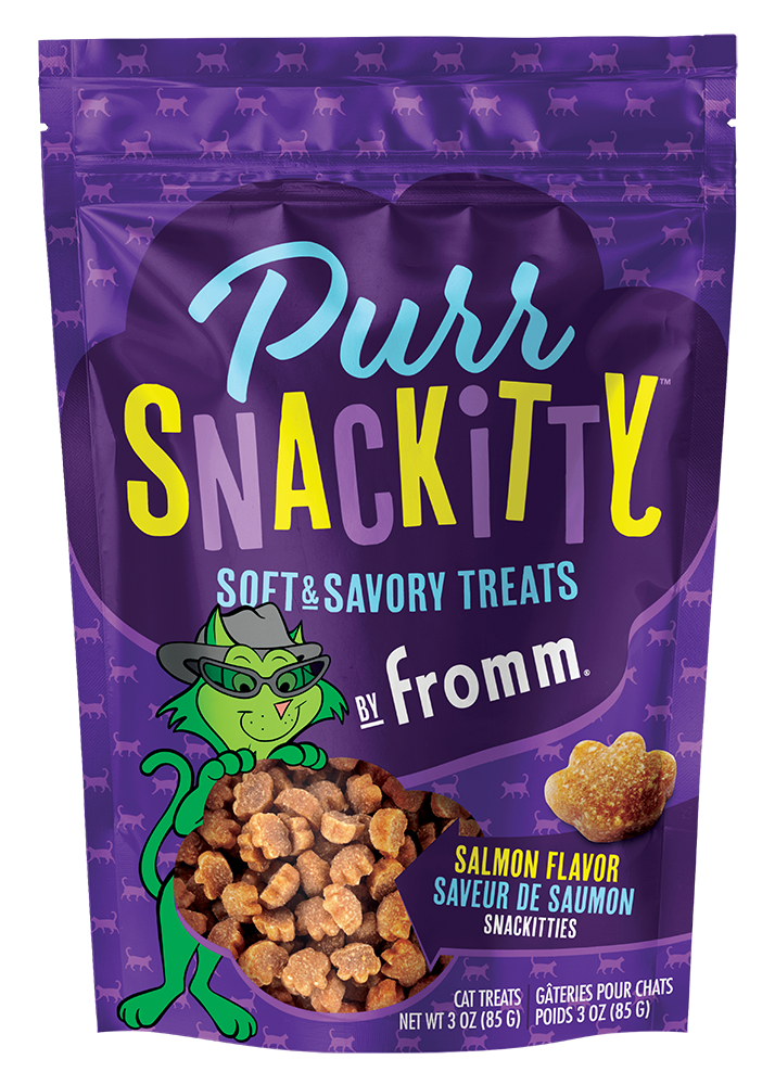 Fromm Purr Snackitty Salmon Recipe 3-oz, Cat Treat