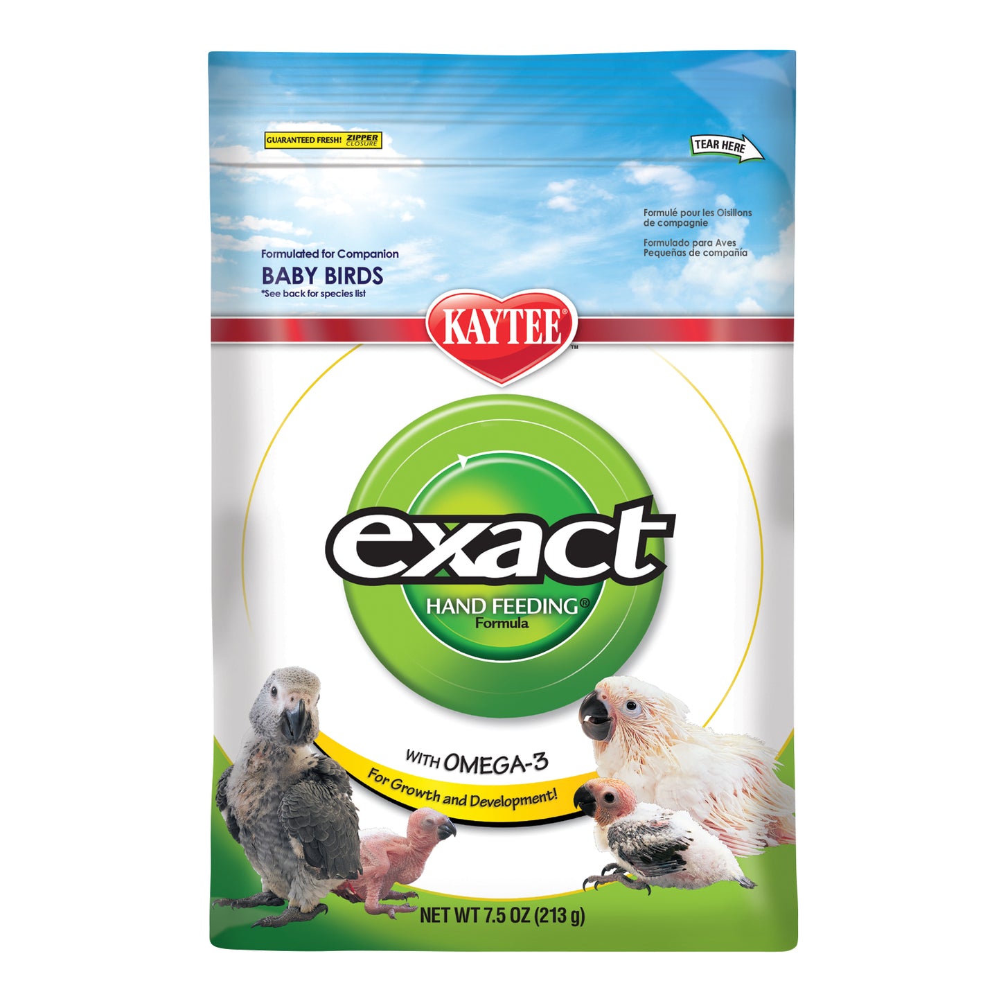 Kaytee Exact Hand Feeding For Baby Birds 7.5-oz, Bird Supplement